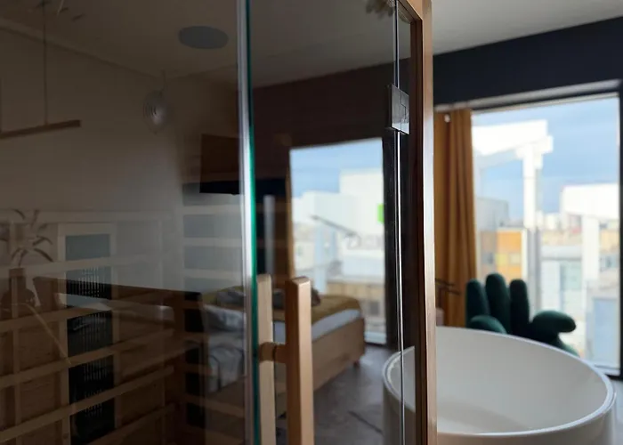 Sky Tower Piętro 25 Sauna Sanctuary Apartament Katowice