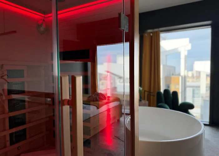 Lägenhet Sky Tower L Pietro 25 L Sauna Sanctuary *